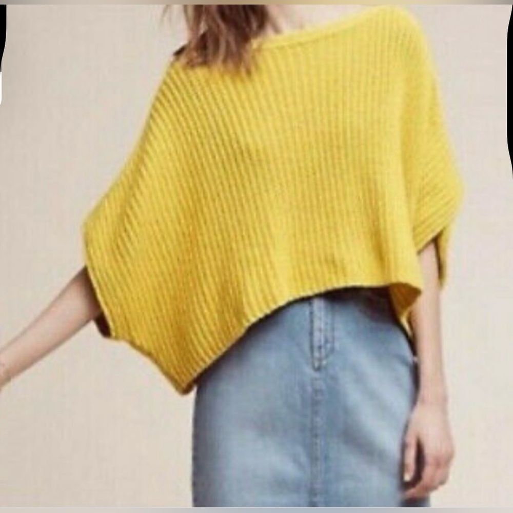 Anthropologie Moth Sweater Cape